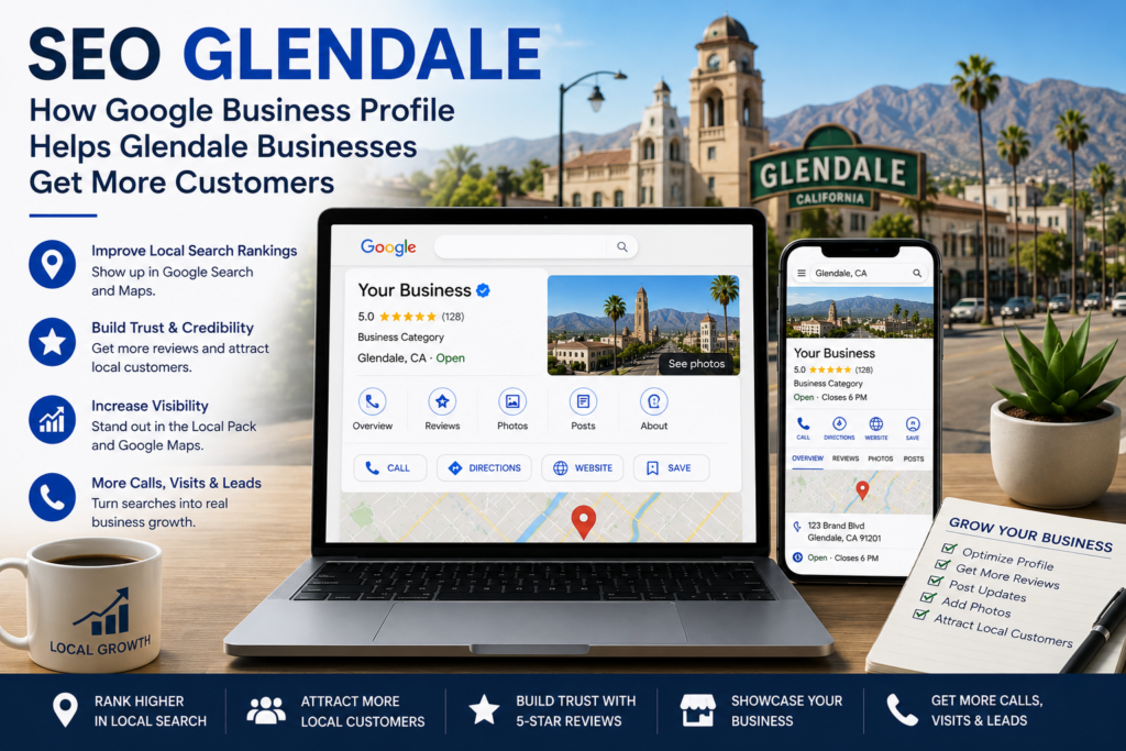 SEO Glendale helping local businesses improve Google rankings and attract more customers.